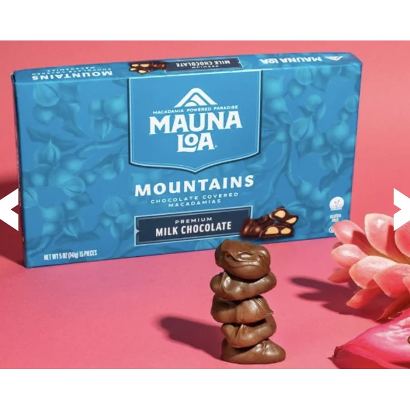 Mountains Milk Chocolate Covered Macadamia Nuts