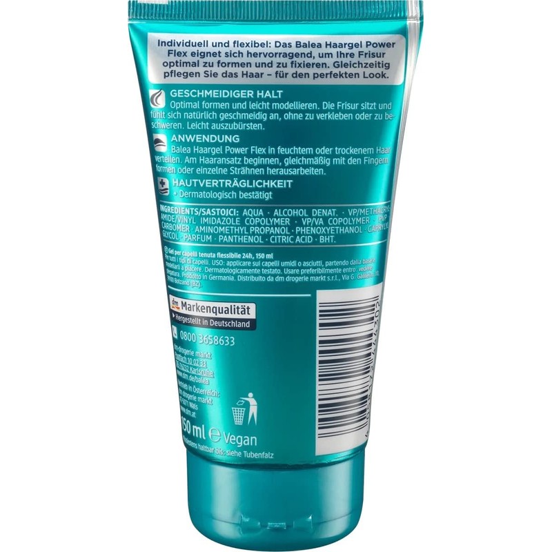 Balea Hair gel Power Flex, 150 ml