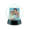 Neil Enterprises Inc. Sphere 2-Photo Snow Globe with Black Base