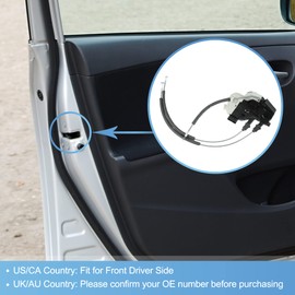 X AUTOHAUX Rear Left Side Door Lock Actuator Motor for Hyundai Santa Fe XL 2013-2019 for Santa Fe Sport 2013-2018 for Santa Fe 2013-2018 81410-2W000 81410-B8000