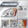 Easyinst Freightliner Headlights for Cascadia 2008-2017,Replacement Headlamp DOT and SAE