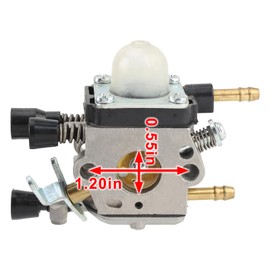 Carbhub Carburetor Fit for Zama C1Q-S64 C1Q-S66 C1Q-S71 C1Q-S97 C1Q-S143 C1Q-S153 C1Q-S186 for STHIL BG55 BG85 BG45 BG46 BG65 SH85 SH55 leaf blower Replace 4229 120 0606 with Air Filter Tune Up Kits