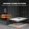 Lightweight 48x72 Inch Shower Curb Kit Central Drain Rectangular Modern