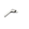 Schüco Lockable RC window handle, aluminium INOX Look 247038