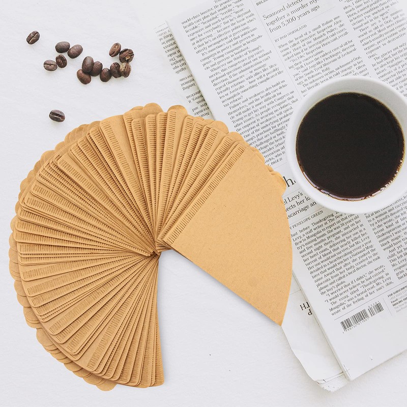 Coffee Filters 2, Cone Coffee Filters, Disposable Natural Paper Filter
