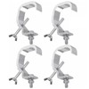 B¨¹hnenLichtklammer, 4-Piece Headlight Light Hook Set with Non-Slip Teeth, Robust