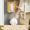 CroBlissful Magnetic 2 in 1 Trash Bag Dispenser Grocery Bag