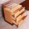 DAJAVE 6PCS 16 Inch Wood Drawer Slides Bottom Mount, Classic