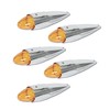 smileracing 5PCS Cab Marker Light 17 LED Amber Top Roof