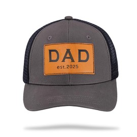 MONI HAPPY Dad est 2025 Trucker Hat New Dad Gift First Time Dad Hat Adjustable Daddy Baseball Cap Baby Announcement Gift Dia Del Padre Regalos