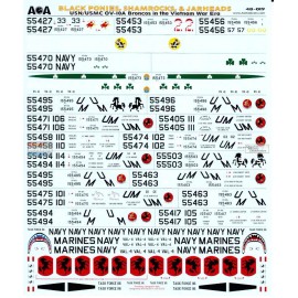 AOA48019 1:48 AOA Decals - USN/USMC OV-10A Bronco in the Vietnam War Era: VAL-4