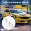 INFINAUTO Turbo Sound Muffler Pipe Whistle, Rear Tailpipe L Car