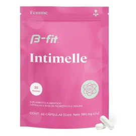 B-fit Intimelle Probióticos + Inulina Prebiótica 60 Caps Sin Sabor