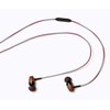 Symphonized DRM red Gray DRM Premium Genuine Wood in-Ear Noise-isolating