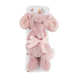 Mud Pie Children's Floral Swaddle and Rattle