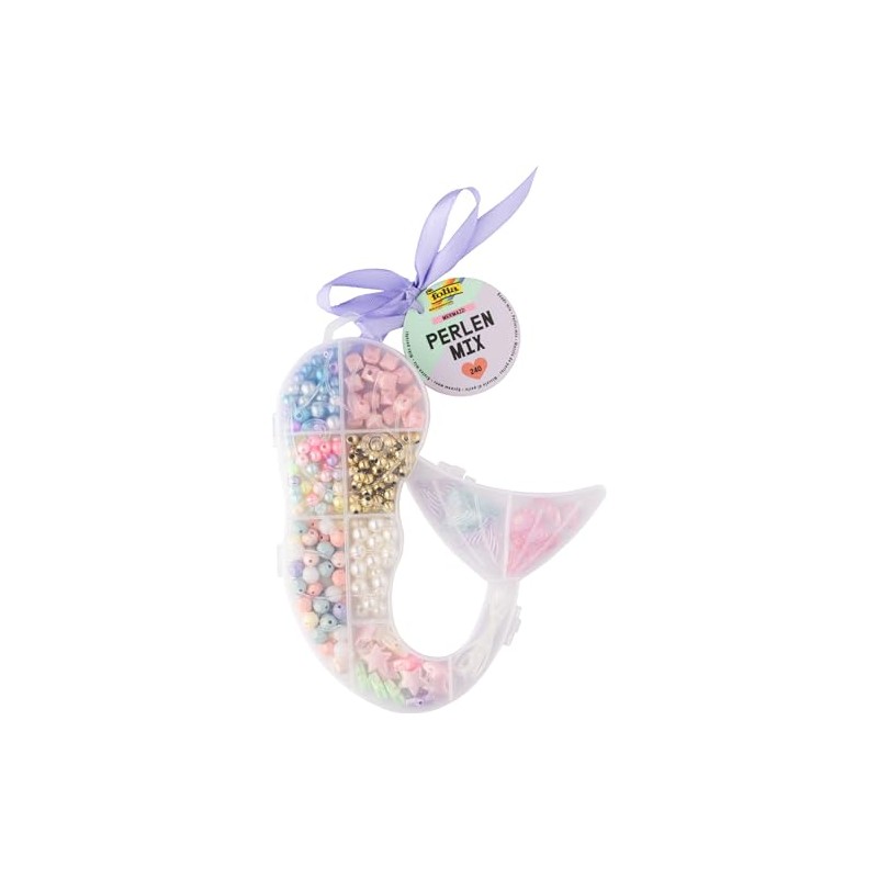 folia 32022 - Miscela di perline MERMAID, 240 pezzi in