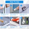 Window Screen Repair Kit Mesh Screen Spline Roller Repair Tools