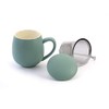 Cha Cult Saara Herbal Tea Cup Matt Petrol 3-Piece Set