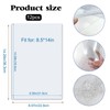 Rainmae 12 Pack 8.5" x 14" Rigid Print Protectors, Clear