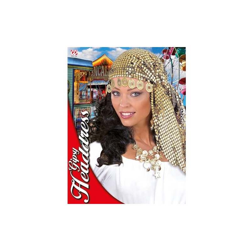 Sequin Gypsy Head Dress Accessory for Fancy Dress