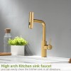 Modern Single Handle Pull Out Stainless Steel Kitchen Sink Faucet