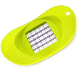 1 PCS Egg Chopper Egg Slicer Fruit Salads Cuter Potato Cutter Hard Boiled Egg Slicers Fruit Cube,Vegetable Slicer,Onion Mincer Chopper, Vegetable Chopper,Cutter,Dicer - Pack of 1 grid 0.5 inch,Green