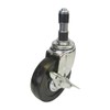 Uei Caster: E Series, ETF-S Type, Free-Caster with Stopper, Rubber