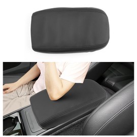 SXCY for 2025 XC40 Armrest Cover for Volvo XC40 2018-2025 Accessories 2025 XC40 Center Console Cover 2025 XC40 Middle Console Cover (Black Line Thin Cover)