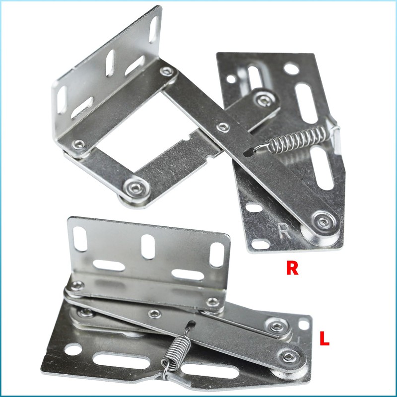 SUUJI 2 pcs Scissors Hinges,Sink Front tip Out Tray Hinges