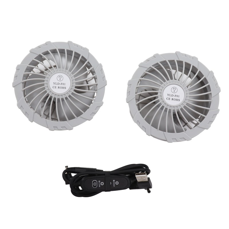 USB Cooling Jacket with Fans Short Sleeve USB Cooling Fan