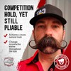 Firehouse Moustache Wax Wacky Tacky - Strong Heavy-duty Dark Mustache