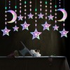 Iridescent Star-Moon Party-Decorations Garland - 12pcs Euphoria Galaxy Twinkle Little