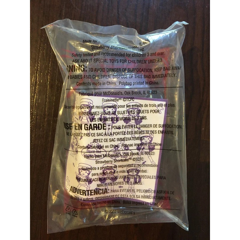 McDonald's Happy Meal Toy Strawberry Shortcake GINGER SNAP #7 Scented