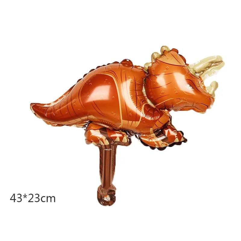 Mr. Gadget's Solutions Dinosaur Theme Mini Hand Foil Balloons Multi