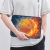Nicokee Laptop Sleeve Bag 15 15.4 15.6 Inch,Basketball Ball in