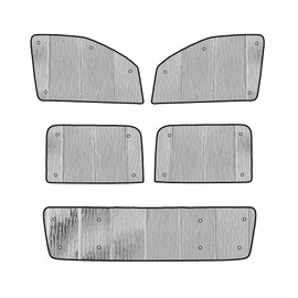 Pigenius Window Sun Shade Full Set for Ram 2500/3500 Crew Cab 2019-2025, Excluding The Windshield - AstraGuard