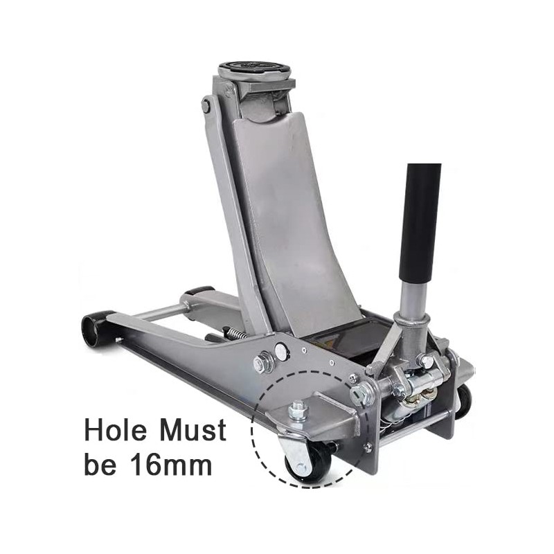 Floor Jack Casters for 4 Ton Floor Jack, Cast Iron