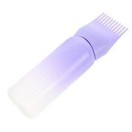 Mikinona Root Comb Applicator Bottle Versatile Hair Dye Scalp Treatment Dispenser with Graduated Scale for Easy Application for Salon and Home Use