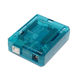 SB Uno R3 Case Enclosure New Transparent (Blue) Computer Box Compatible with Arduino UNO R3