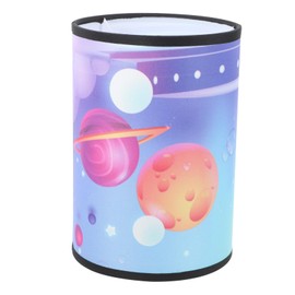 Operitacx Raumlampenschirm Weltraum Lampenschirm Kinderlichtschirm dekorativ Schatten Mädchen LED Cartoon-Lampenschirme Lampenabdeckung Lampenschirme für Tischlampen Stoff Blau