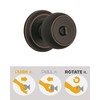 BRINKS - Stafford Privacy Locking Door Knob Set Bedrooms Bathrooms,