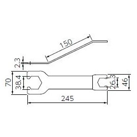KVK GS-109 Faucet Spanner