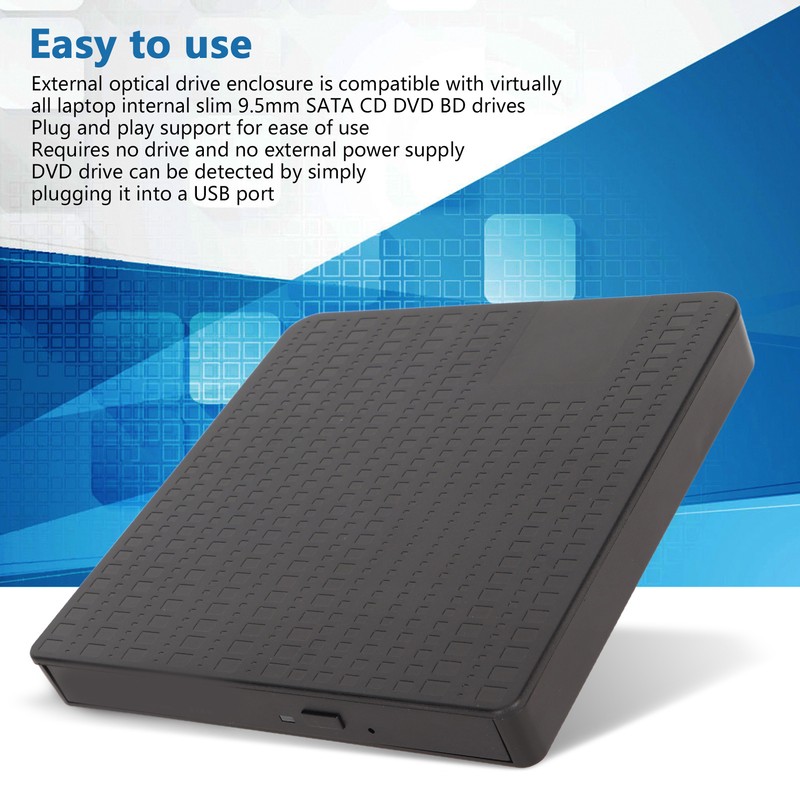 External Optical Disc Drive Enclosure Kit Ultra Slim Type C
