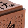 Incense Burner Zinc Alloy Metal Heart Sutra Disk Household Crafts