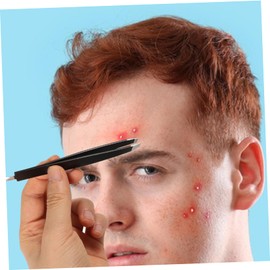 Healeved Stainless Steel Eyebrow Tweezer and Clip Tool for Precise Hair Removal Dual-ended Design for Eyebrow Trimming and Lash Application Suitable for Personal and