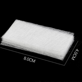 Pack of 20 Silk Fibreglass Nail Extensions, Fibreglass Nail Extension, Silk Fibreglass Gel Kit, Manicure Tool for Fingernail Repair, Nail Extension, Fibreglass Modelling