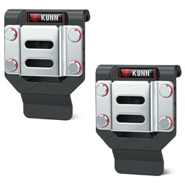 KUNN 2-Pack Drill Holder for Tool Belt, Value Set of Drill Belt Clips & Tape Measure Holsters | Quick-Release Hook | Fits 2.7" Belts, Impact Driver, Nailer