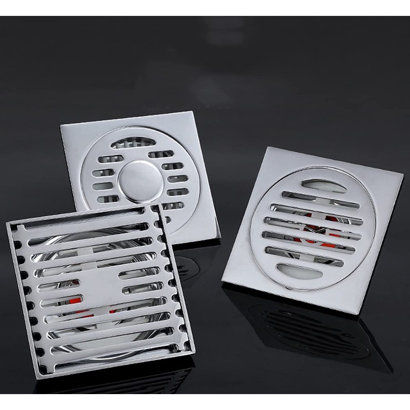 Qrity Stainless Steel Floor Drain Bathroom Shower Kitchen Waste Grid