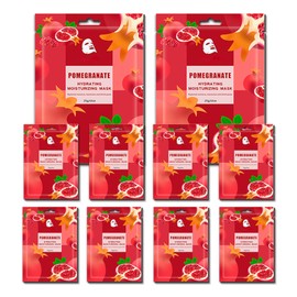 LXTTDABEN Face Masks Skincare,Hydrating Sheet Masks,Collagen Night Wrapping Mask,Facial Mask for Men&Women,with Collagen Essence and Fruit Extracts,Nourishing and Moisturizing for All Skin Types 10 Pack B9