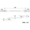 Top Industry (TOP) Double-ended Glasses Wrench, 0.4 x 0.5 inches